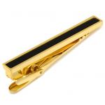 Gold and Onyx Inlaid Tie Clip.jpg